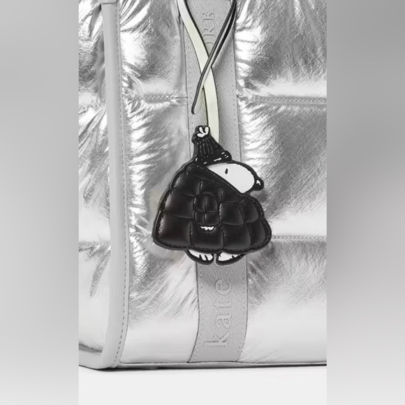 Peanuts X Kate Spade Snoopy Puffer Key Chain - Picture 10 of 13